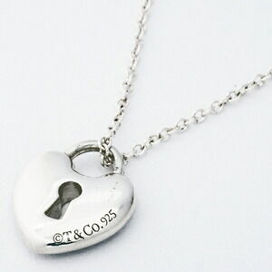 Tiffany Heart Lock Silver Pendant
